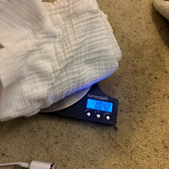 Abercrombie & Fitch XS White Short Sleeve Button Down Oversized Loose Sheer - Picture 9 of 10